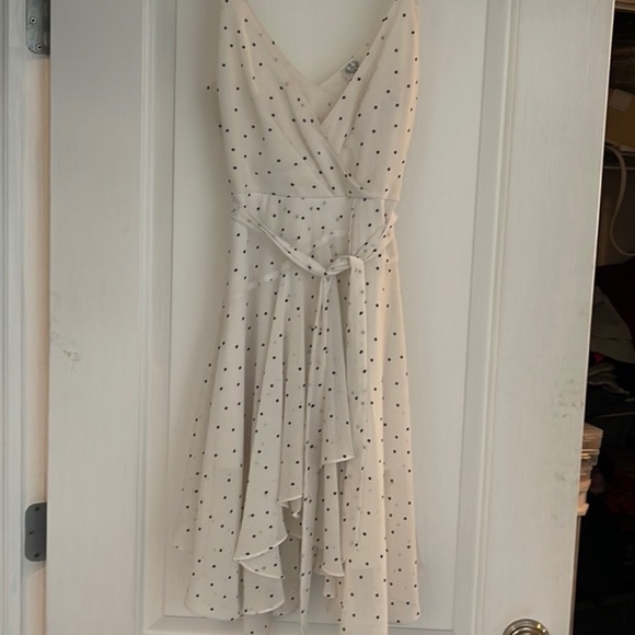 New Biba Polka Dot White Dress Size 8 See photos - Picture 2 of 5